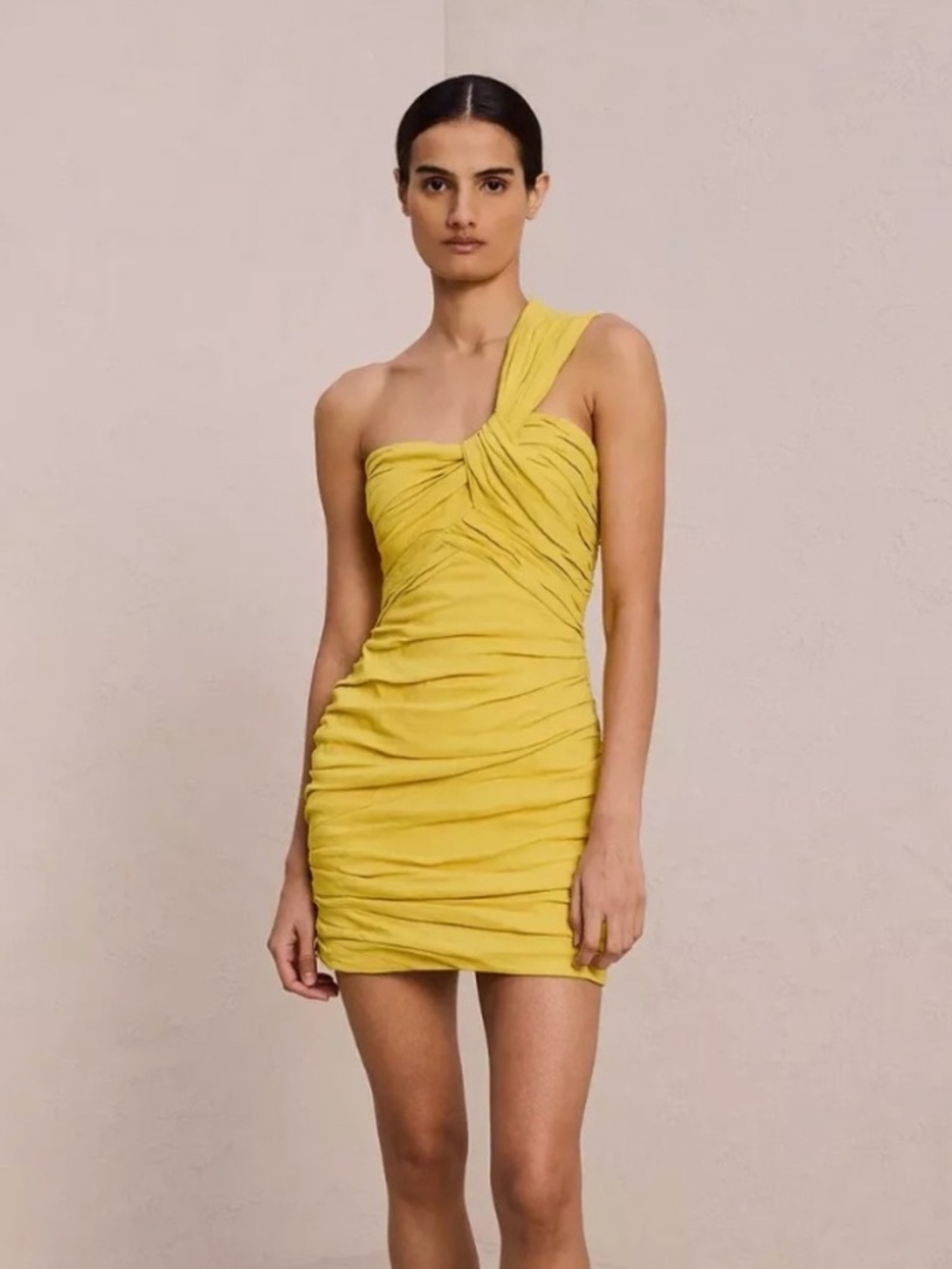 NWT A.L.C Apollo one shoulder dress